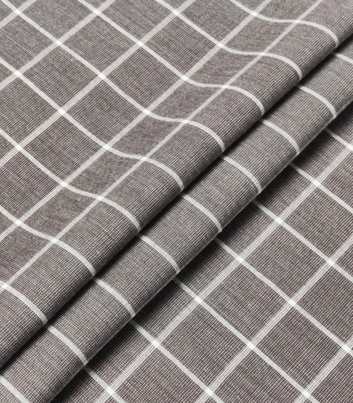 Checkered Upholstery Fabric Supplier in India