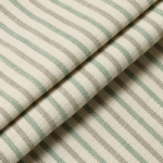 Spring Garden Striped Yarn Dyed Cotton Upholstery Fabric