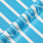 Aquatic Striped Yarn Dyed Pure Cotton Upholstery Fabric
