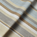 Cocoa Stripe Yarn Dyed Cotton Upholstery Fabric