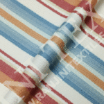 Autumnal Hues Striped Yarn Dyed Cotton Upholstery Fabric