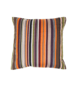Multicolor Striped Pure Cotton Cushion Cover