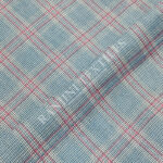 Multicolor Celestial Bloom Plaid Yarn Dyed Pure Cotton Shirting Fabric